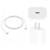 USB-C Fast Charger Bundle - USB-C to USB-C Cable + USB-C 20W Adapter for Androids, iPhone 15, iPads and more