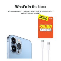 iPhone 13 Pro Max Connected Pack (Unlocked) + 1 Month Boost Mobile
