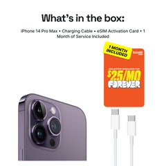 iPhone 14 Pro Max Connected Pack (Unlocked) + 1 Month Boost Mobile