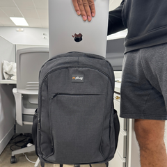 Plug Lightweight Casual Laptop Backpack with USB Charging Port