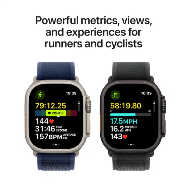 Apple Watch Ultra 2 49MM (GPS + Cellular) Natural Titanium + Silicone Band