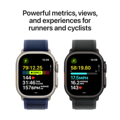 Apple Watch Ultra 2 49MM (GPS + Cellular) Natural Titanium + Silicone Band