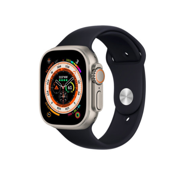 Apple Watch Ultra 2 49MM (GPS + Cellular) Natural Titanium + Silicone Band