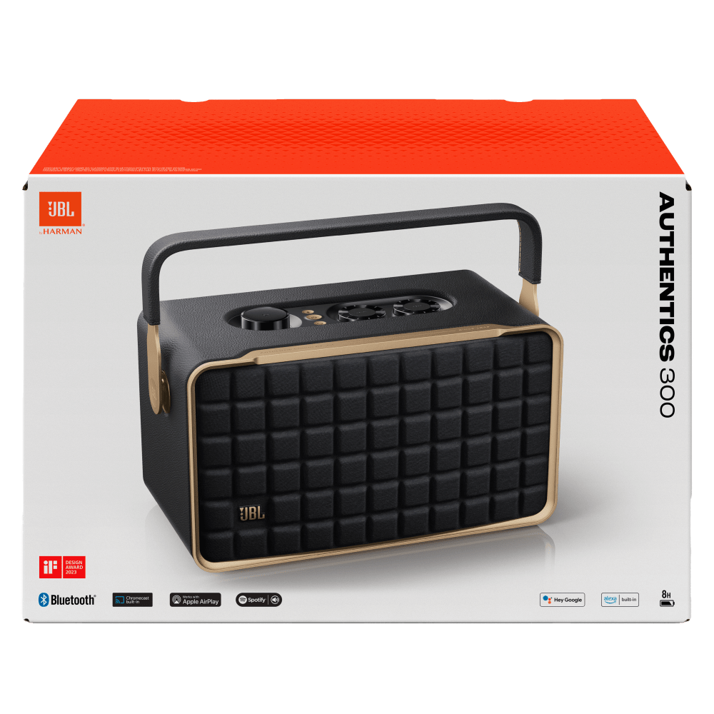 JBL Authentics 300 Wireless Home Speaker Black