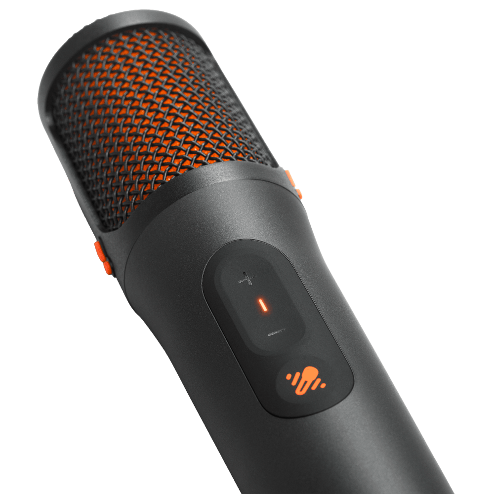 EasySing Mics 2-Pack Wireless AI-powered Microphones Black