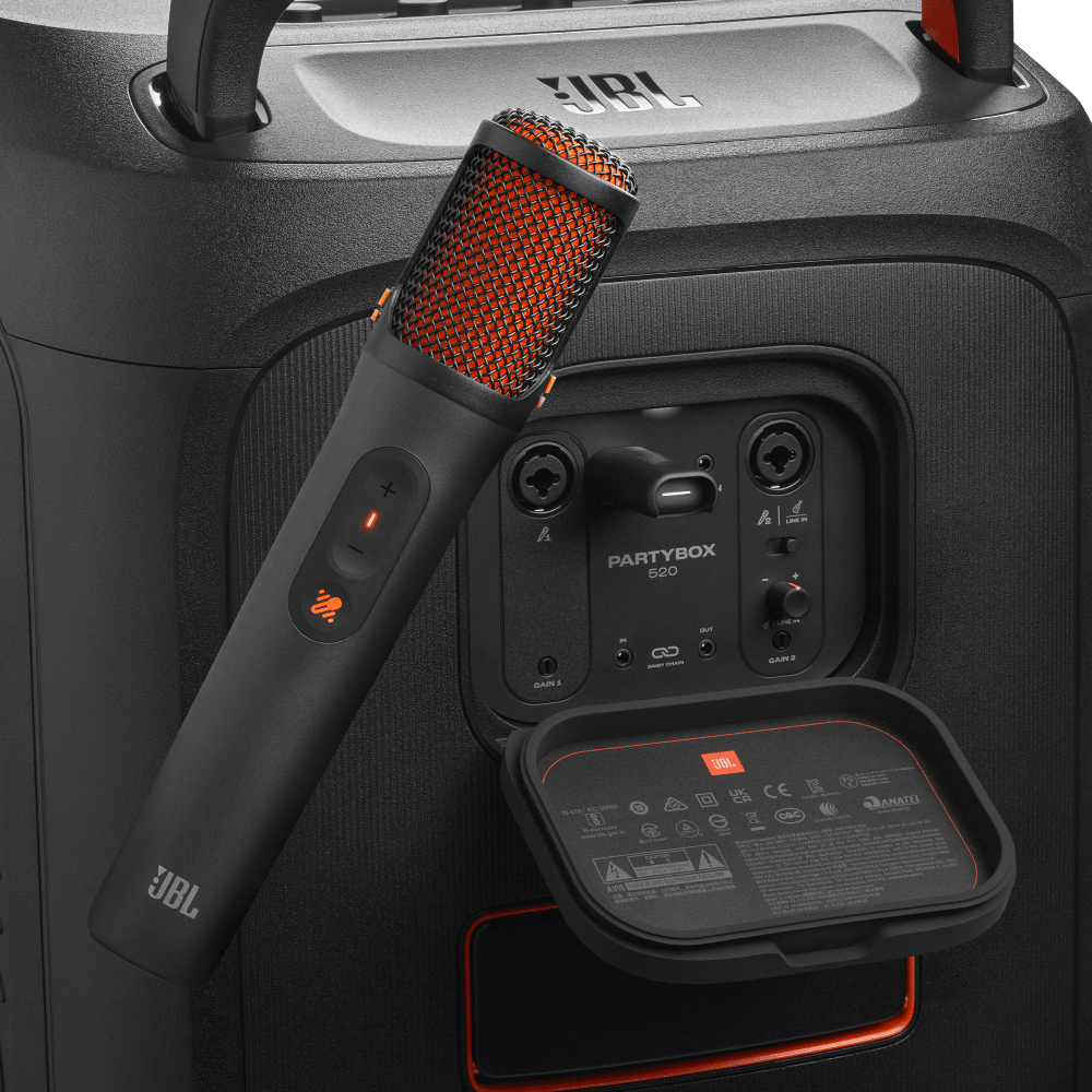 EasySing Mics 2-Pack Wireless AI-powered Microphones Black