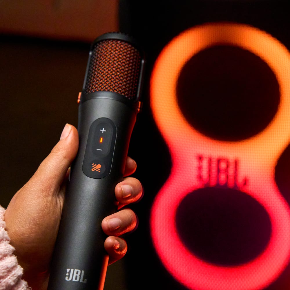EasySing Mics 2-Pack Wireless AI-powered Microphones Black