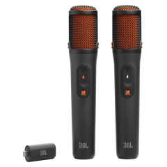 EasySing Mics 2-Pack Wireless AI-powered Microphones Black