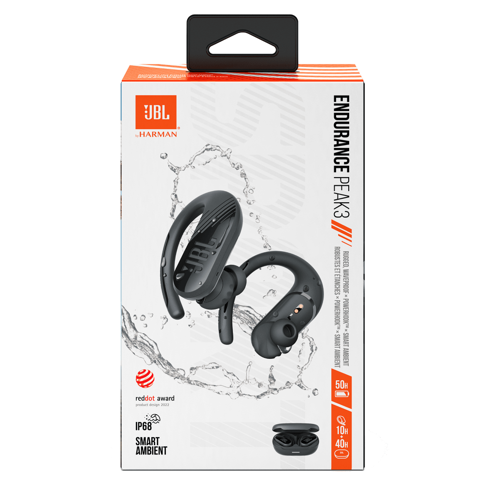 JBL Endurance Peak 3 True Wireless Waterproof Sports In Ear Headphones