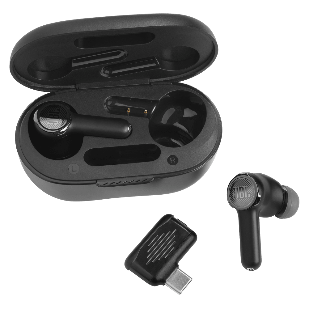 JBL Quantum TWS True Wireless Noise Cancelling Gaming Earbuds Black