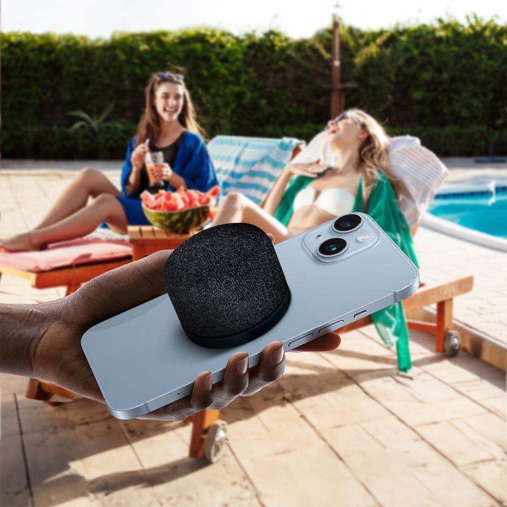 Sway MagBoom RUGGED Water Resistant MagSafe Bluetooth Speaker Black