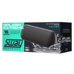 Sway Splash Extreme Waterproof Bluetooth Speaker Black