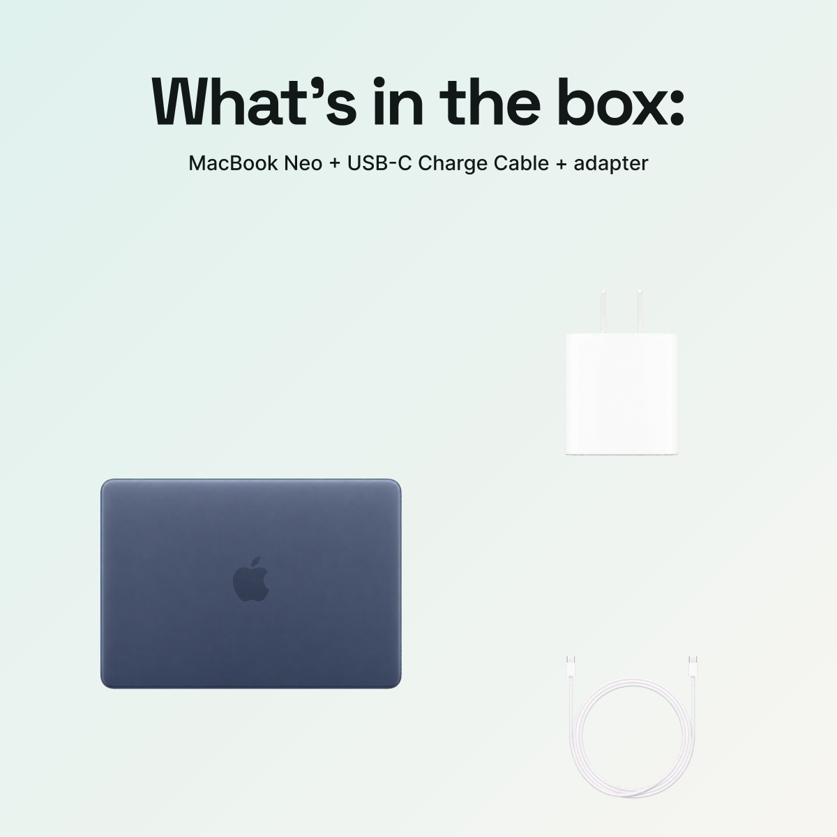 Apple MacBook Neo 13-inch 256GB 8GB RAM A18 Pro 6-Core CPU 5-Core GPU (2026) Indigo