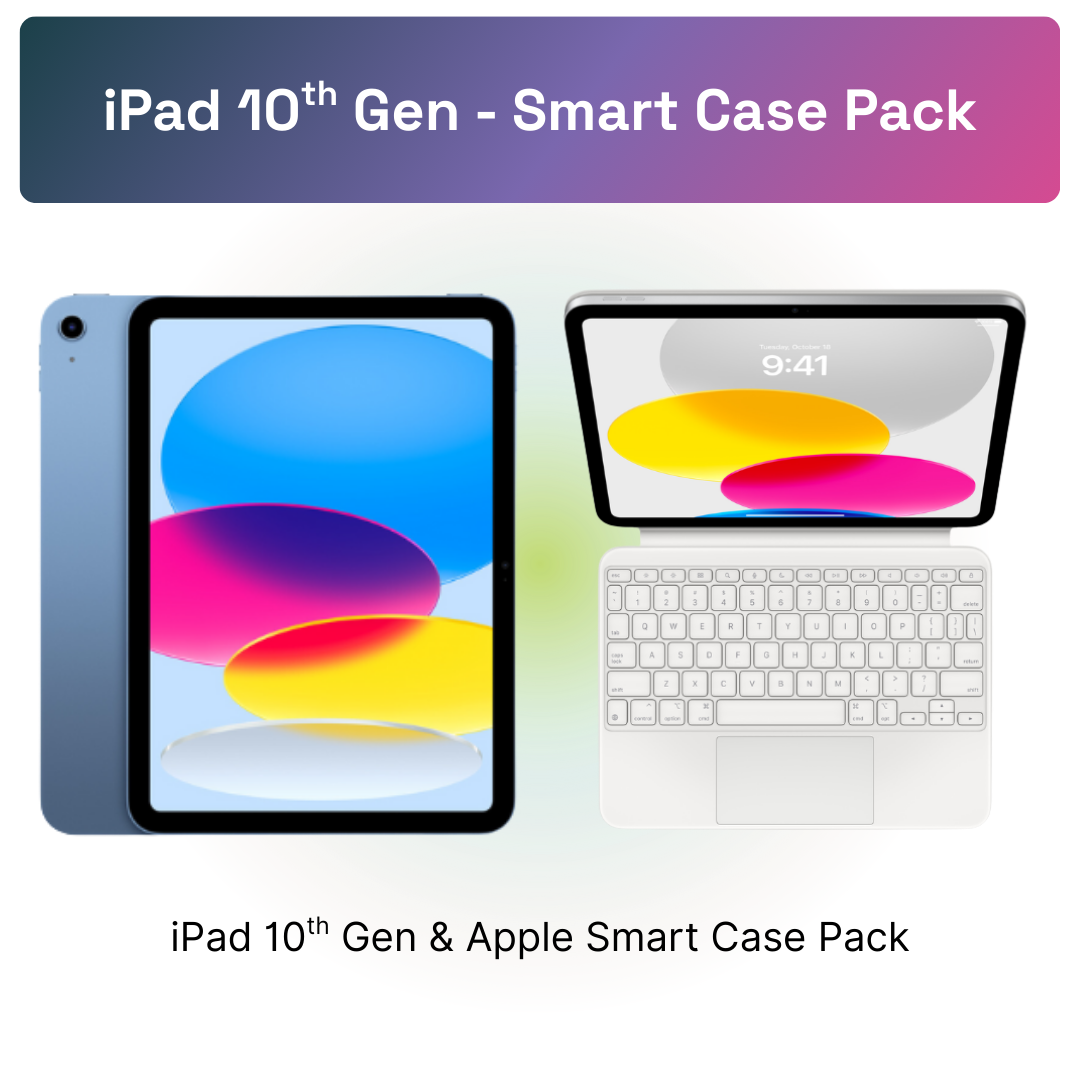 iPad 10th Gen + Apple Smart Case Pack