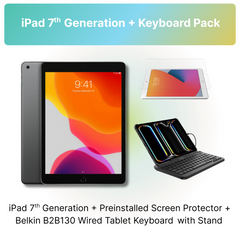 iPad 7th Gen + Belkin Keyboard - Pack