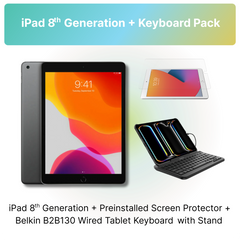 iPad 8th Gen + Belkin Keyboard - Pack