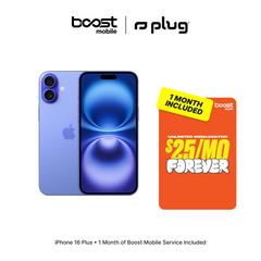 iPhone 16 Plus Connected Pack (Unlocked) + 1 Month Boost Mobile