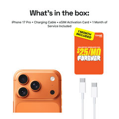 iPhone 17 Pro Connected Pack (Unlocked) + 1 Month Boost Mobile