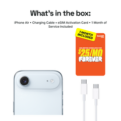 iPhone Air Connected Pack (Unlocked) + 1 Month Boost Mobile